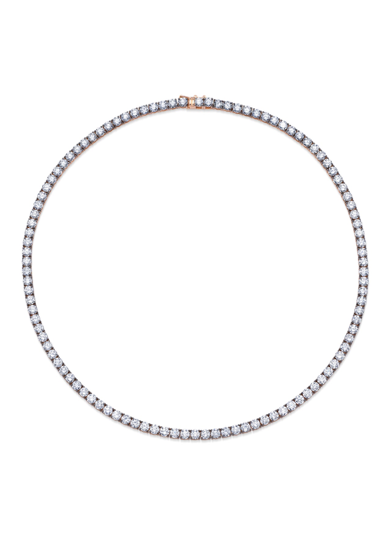 Rivière Lab Grown Round Brilliant Diamond Necklace