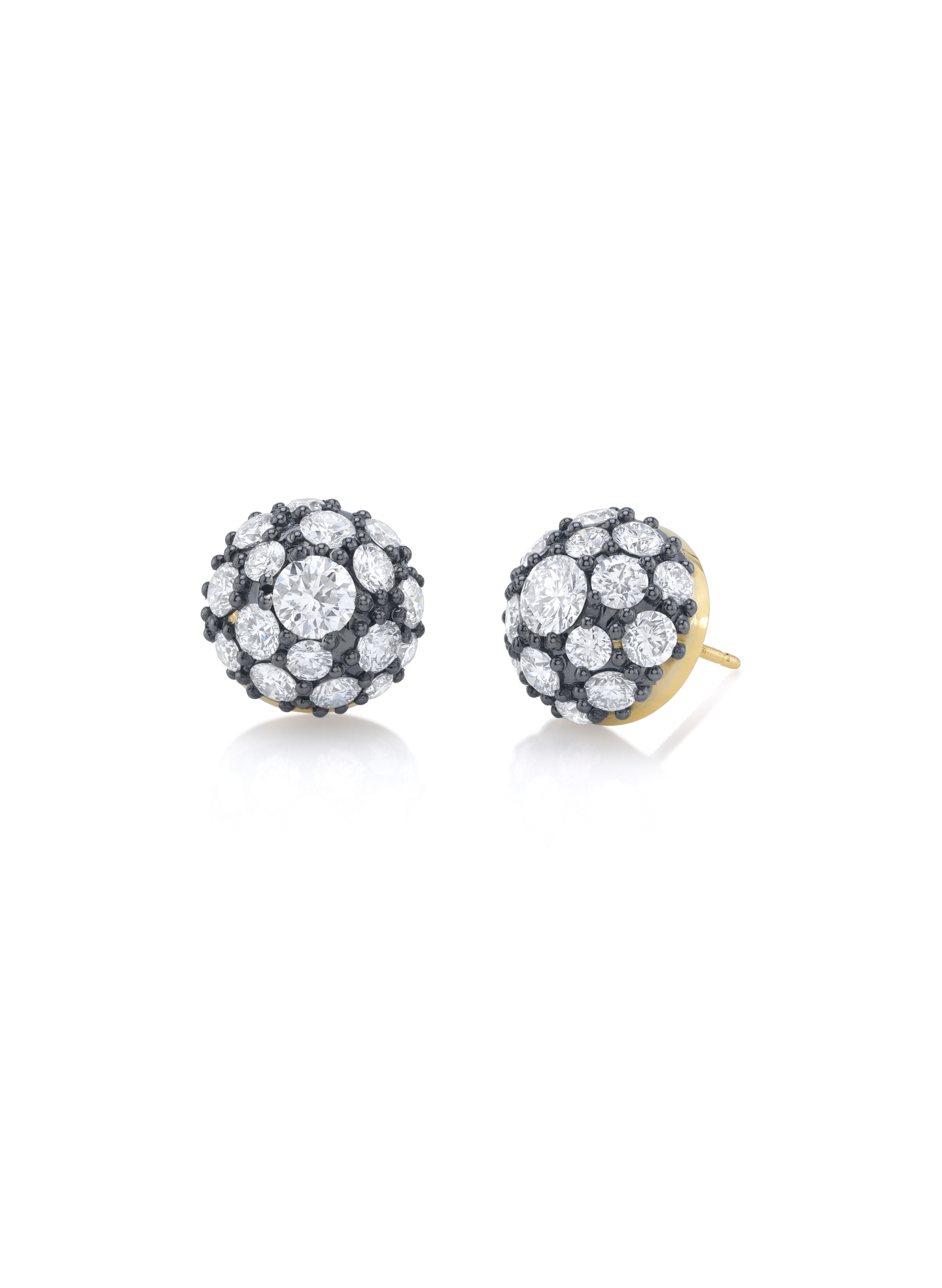 Bombé Lab-Grown Stud Earring