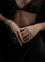 Bouton Oval Rivière Lab Grown Diamond Bracelet