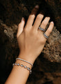 Bouton Oval Rivière Lab Grown Diamond Bracelet