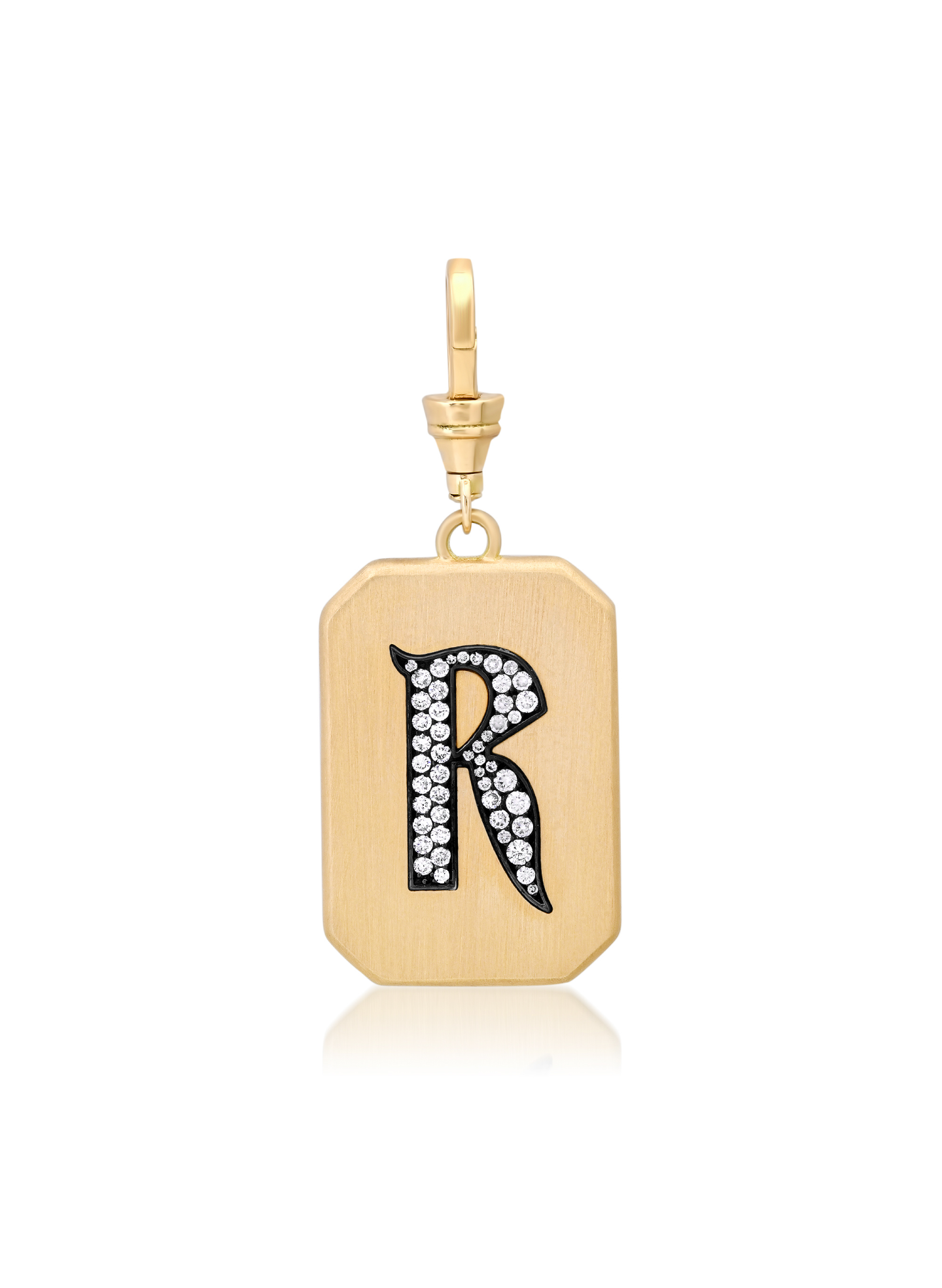 L’alphabet Lab Diamond Pavé Large Statement Pendant