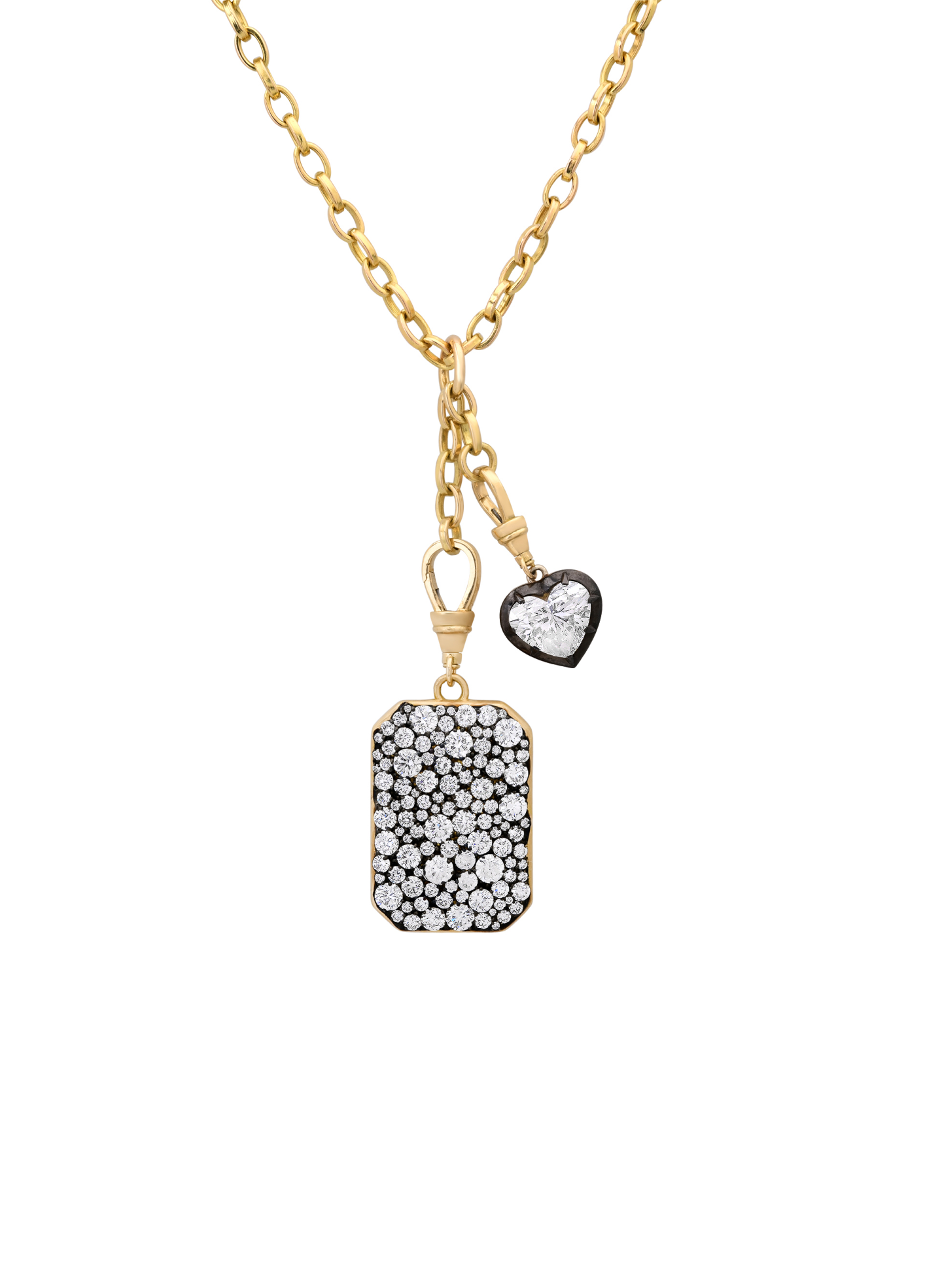 L’alphabet Lab Diamond Pavé Large Statement Pendant