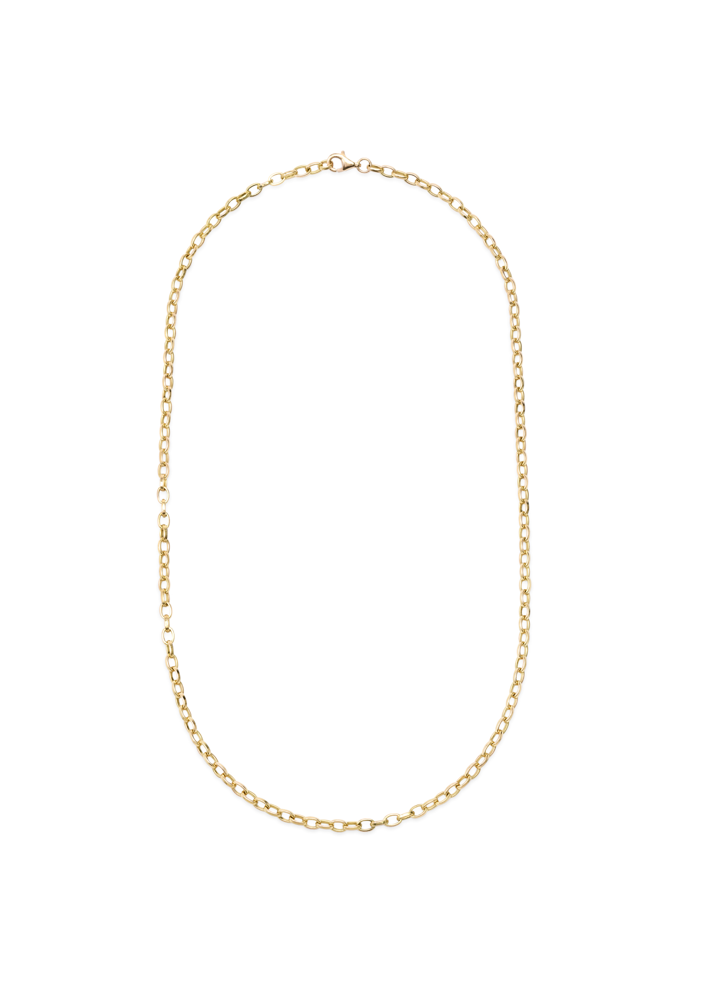 Elongated Belcher 18kt 18