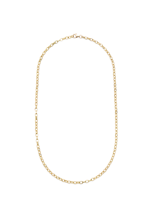 Elongated Belcher 18kt 18