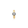 Beignets Single Stone Lab Diamond Ear Cuff .2ctw front view