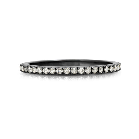 French Set Micro Pavé Lab-Grown Diamond Eternity Band