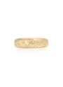L'étoile Brushed Gold and Lab Grown Diamond Band