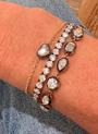 Bouton Lab Grown 1ct Heart Shaped Diamond Bracelet