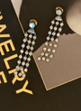 Le Lustre Convertible 16ctw Lab Grown Diamond and 18kt Gold Chandelier Earrings