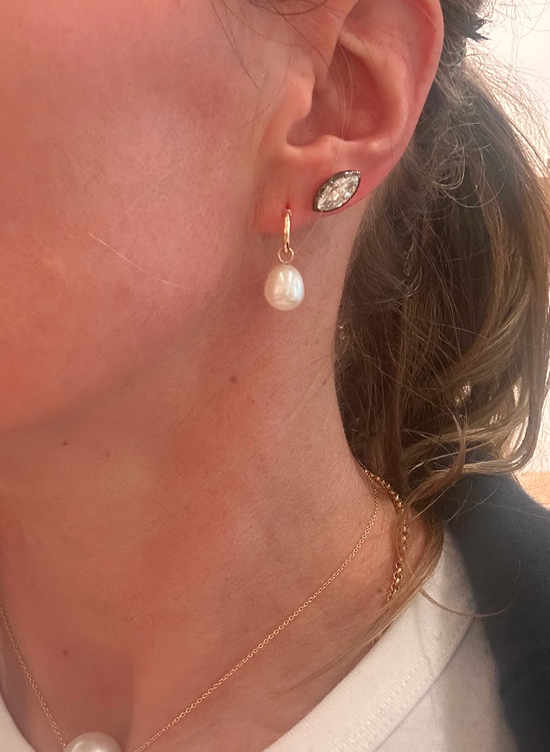 Bouton Lab-Grown Marquise Diamond Studs