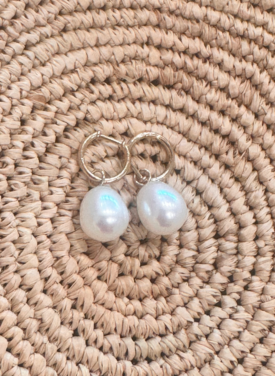 La Mer Pearl Hoops