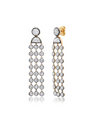 Le Lustre Convertible 16ctw Lab Grown Diamond and 18kt Gold Chandelier Earrings