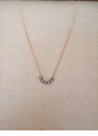 Le Marais Round Brilliant Lab Grown Six Stone Diamond Necklace