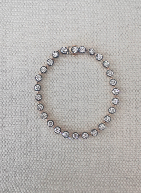 Le Marais Round Brilliant Lab Grown Diamond Rivière Bracelet