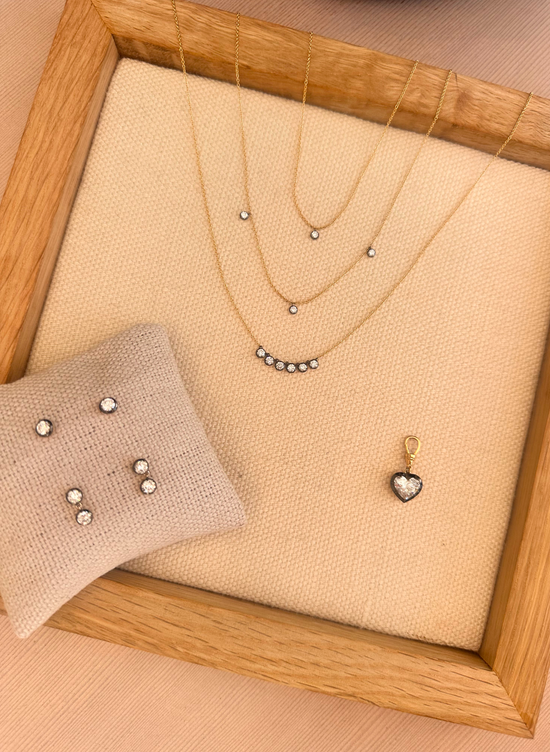 Le Marais Round Brilliant Lab Grown Diamond Drop Earrings