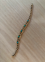Vintage Victorian 15 kt Gold Bracelet and Turquoise Bracelet