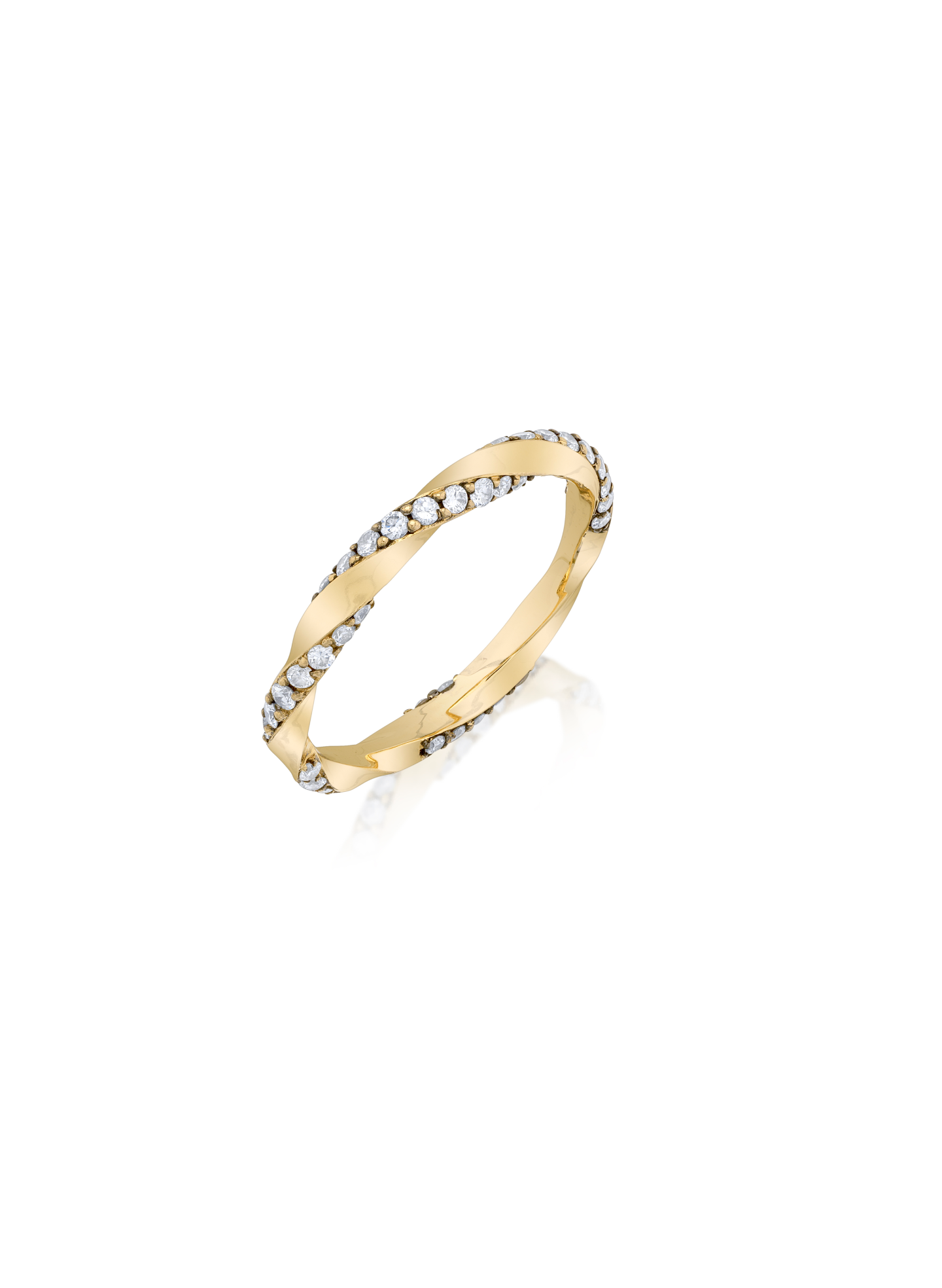 Corde Gold and Lab Grown Diamond Ring