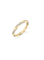 Corde Gold and Lab Grown Diamond Ring in 18kt gold