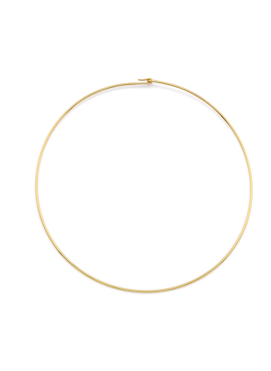 Torque 18kt Gold Collar Necklace