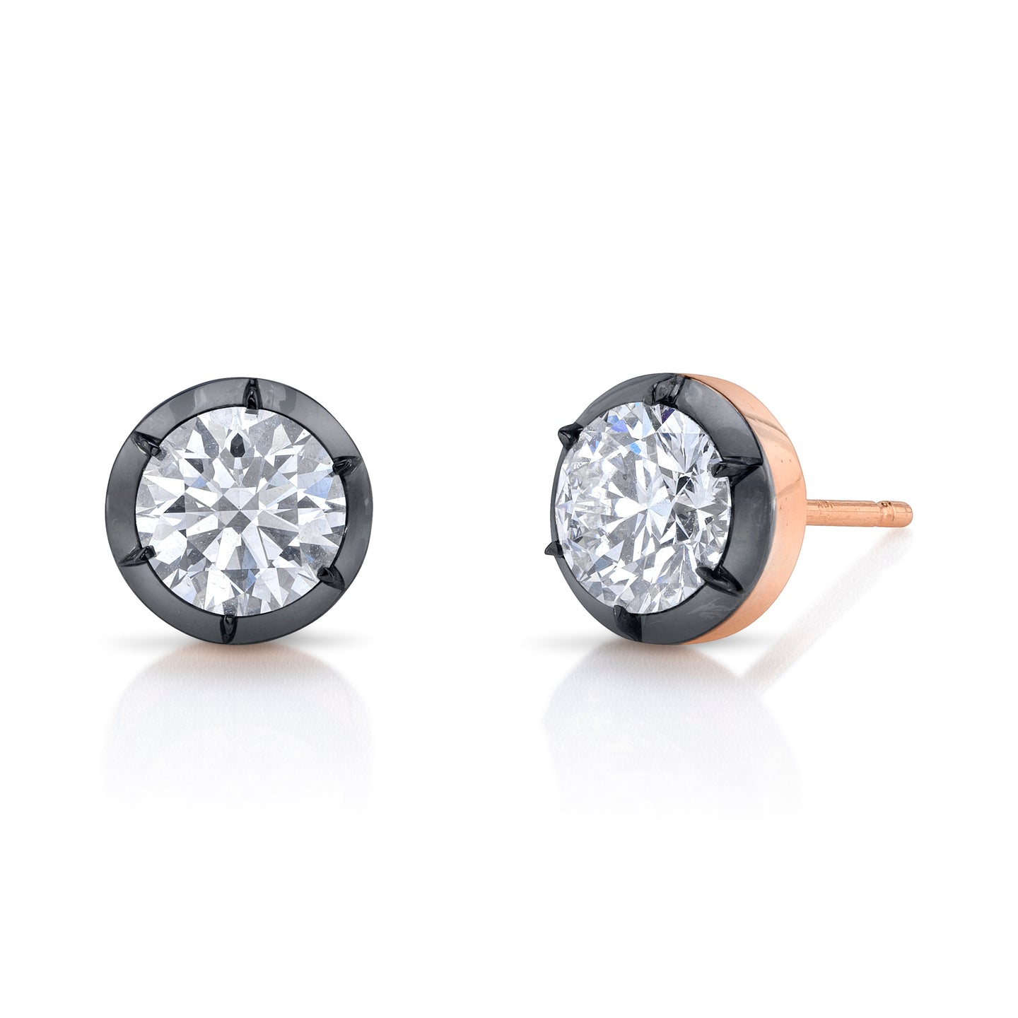 Bouton Lab-Grown Round Brilliant Diamond Studs