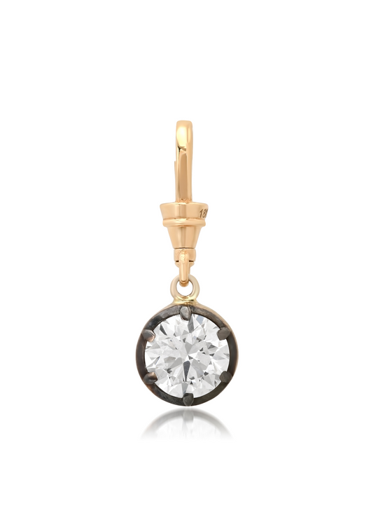 Bouton Round Brilliant  Lab-Grown Diamond Pendant 2 ctw