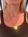 Bouton Oval Rivière Lab Grown Diamond Necklace