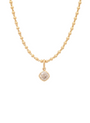 La Balle 18kt Gold Ball Chain Necklace with Dog Clasp