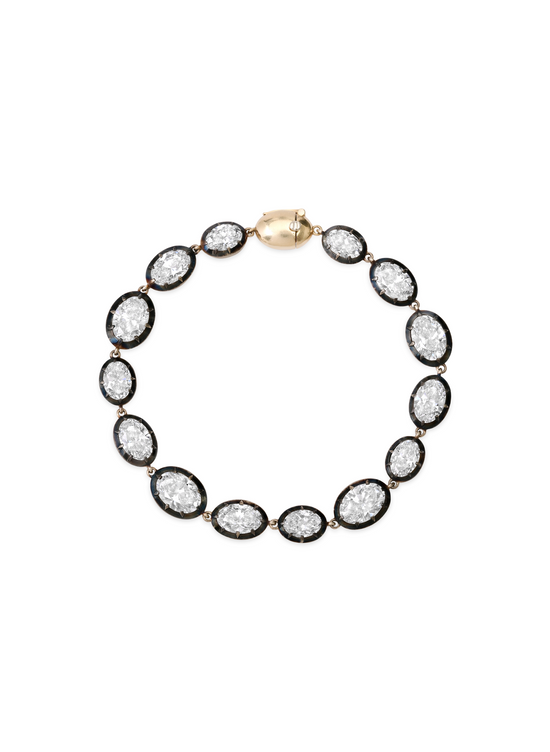 Bouton Multi Shape Rivière Lab Grown Diamond Bracelet