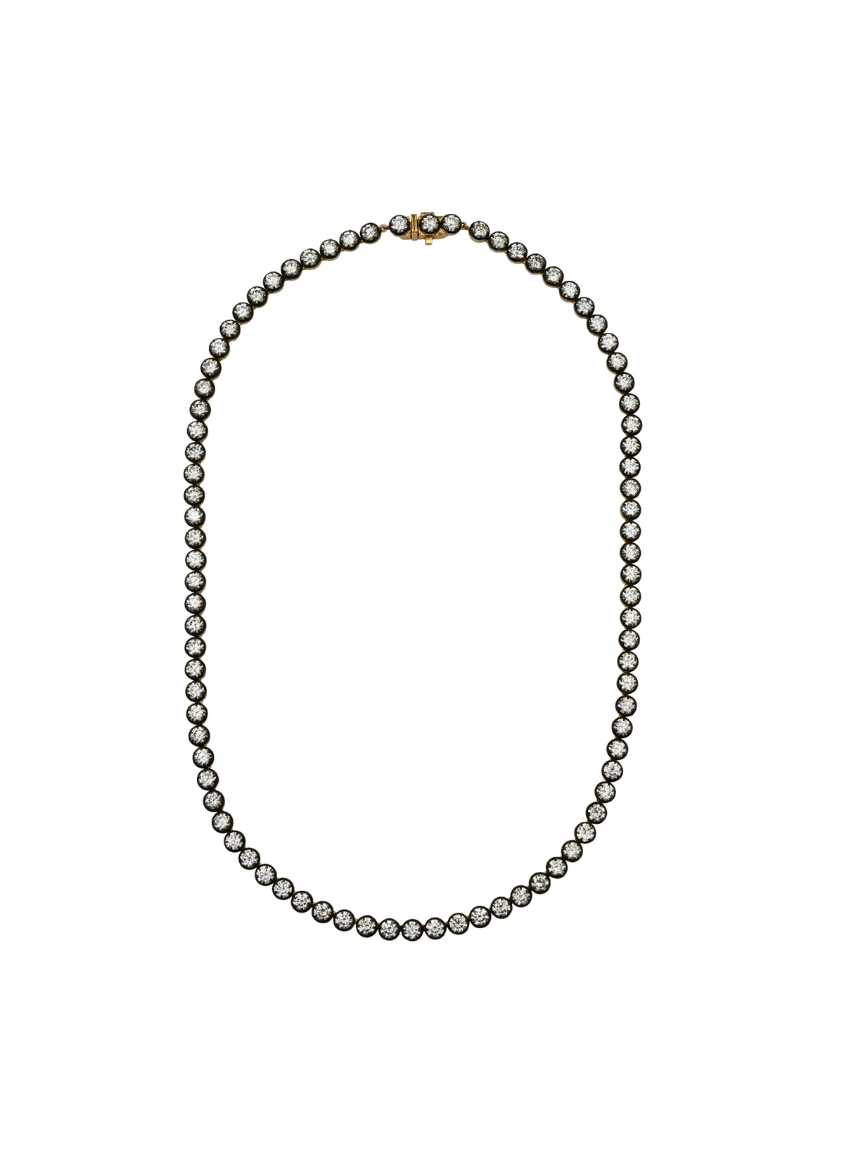 Le Marais Round Brilliant Lab Grown Diamond Rivière Necklace