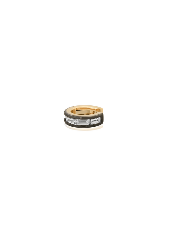 Lunette Lab-Grown Baguette Diamond Channel Set Ear Cuff