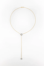 Bouton Lab-Grown Diamond Button Back Set Lariat Necklace .65 ctw full shot