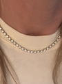 Le Marais Round Brilliant Lab Grown Diamond Rivière Necklace