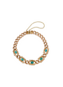 Vintage Victorian 15 kt Gold Bracelet and Turquoise Bracelet
