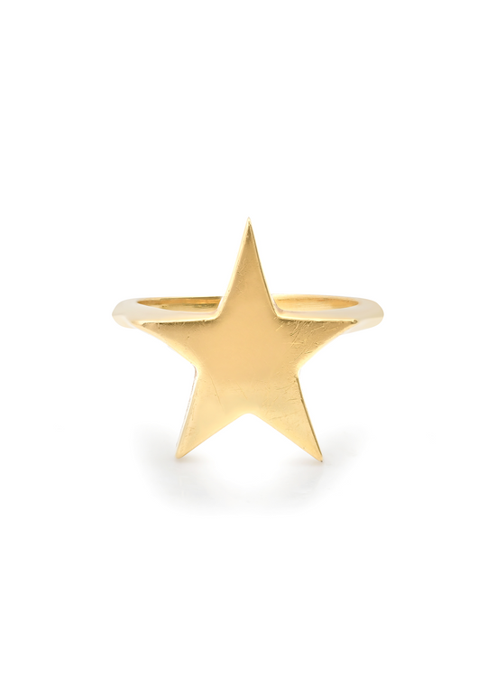 Vintage Cartier 18kt Gold Star Ring