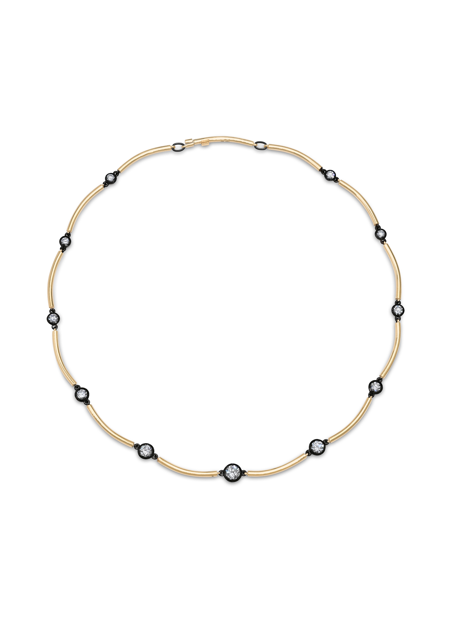 La Vague 18kt Gold & Lab-Grown Diamond Necklace