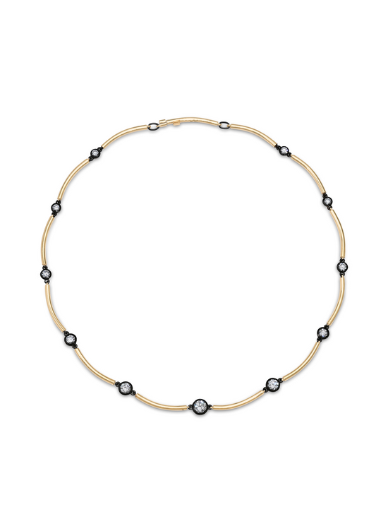 La Vague 18kt Gold & Lab-Grown Diamond Necklace
