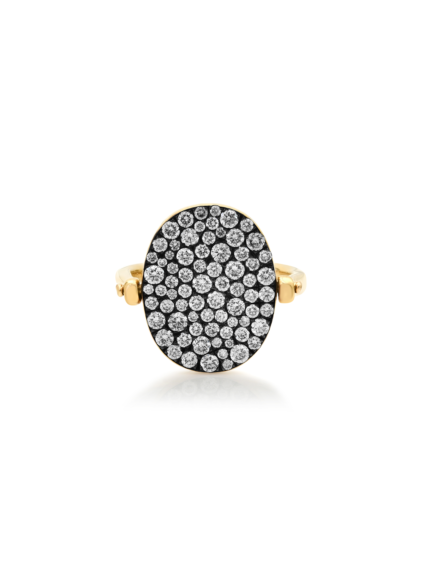 Signe Enamel and Lab-Grown Diamond and 18kt Gold Flip Ring