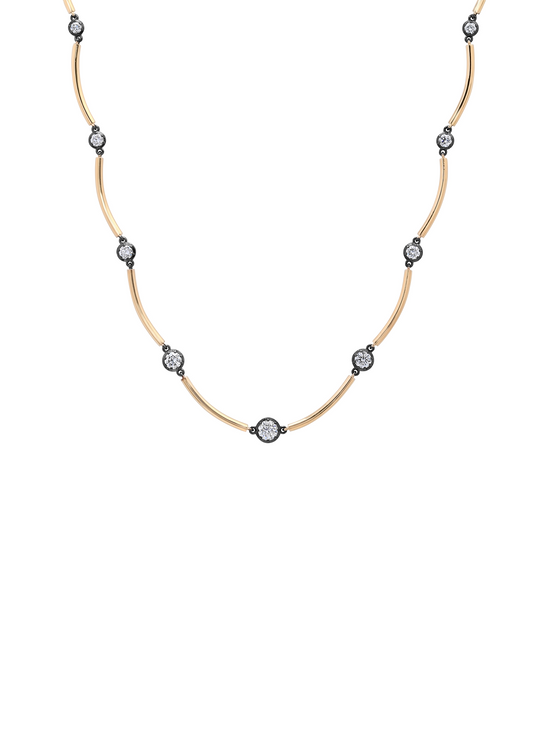 La Vague 18kt Gold & Lab-Grown Diamond Necklace
