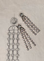 Le Lustre Convertible 16ctw Lab Grown Diamond and 18kt Gold Chandelier Earrings